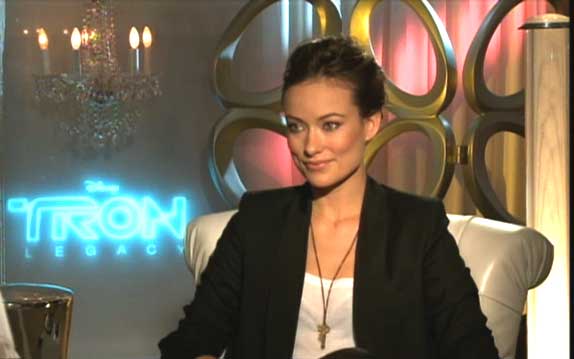 Olivia Wilde Interview for TRON: Legacy
